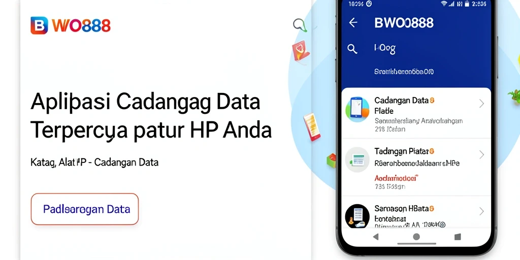 Tampilan antarmuka pengguna BWO888 yang sederhana dan fungsional.