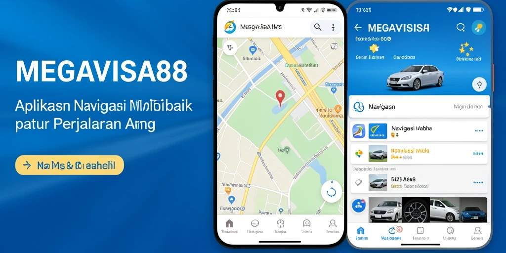 Antarmuka MEGAVISA88 yang ramah pengguna untuk navigasi mobil.